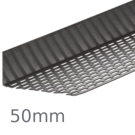 50mm Aluminium Perforated Closure Profile for Cedral - 2.5m length