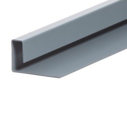 Aluminium End Profile for Cedral Lap  - End 45mm - 3m length