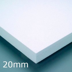 20mm White Expanded Polystyrene (EPS) for Insulated Render Systems - Ceresit CT305 (pack of 30)