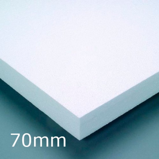 70mm White Expanded Polystyrene (EPS) for Insulated Render Systems - Ceresit CT305 (pack of 8)