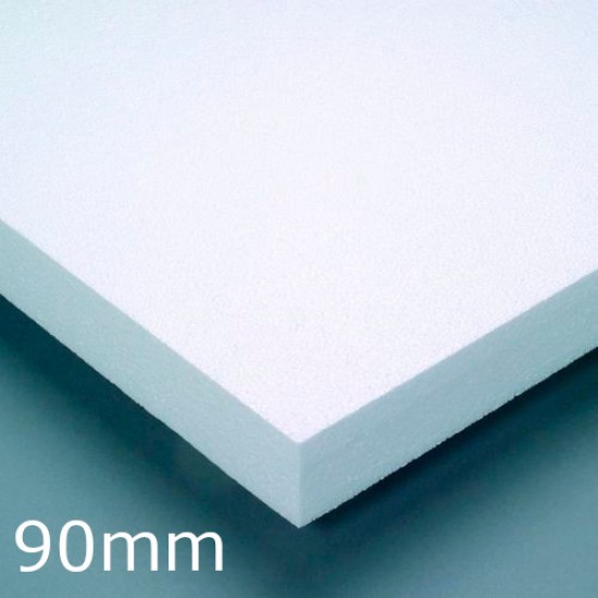 90mm White Expanded Polystyrene (EPS) for Insulated Render Systems - Ceresit CT305 (pack of 6)