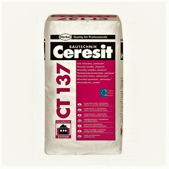 Ceresit CT137 Mineral Render - 1.5 mm grain - Stone Texture