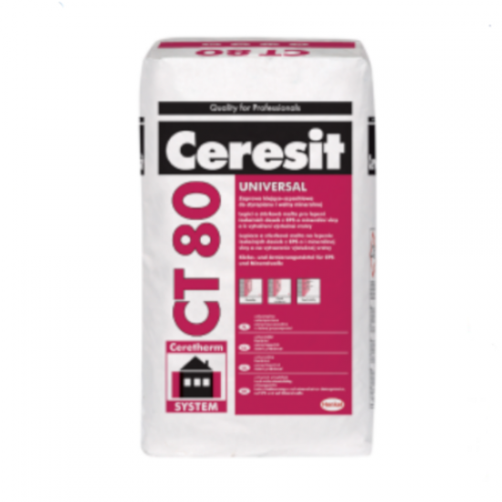 Ceresit CT80 Universal Adhesive for Mineral Wool, Polystyrene and Phenolic EWI Boards