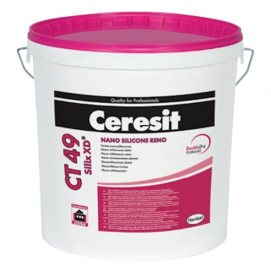 Ceresit CT49 Silix XD Nano-Silicone Paint - 15L Ceresit CT49 Silix XD Nano-Silicone Paint - 15L
