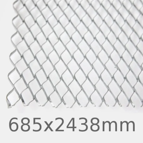 8X2 Galvanised Steel Expanded Metal Lath Sheet 685mm x 2438mm Render