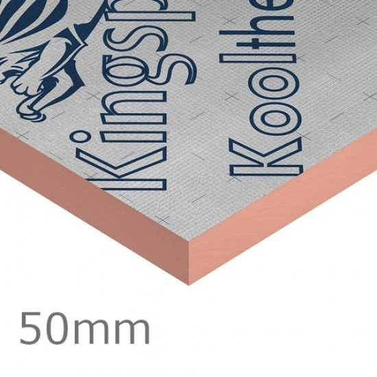 50mm Kingspan Kooltherm K15 Rainscreen Board - 1200mm x 2400mm - (pack of 6)