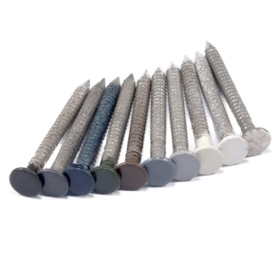 50mm Plastestrip Colour Coated Annular Ring Shank Timber Fixing Nails