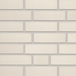 Oslo Pearl White Smooth Facade Brick Slip - 240mm x 14mm x 71mm