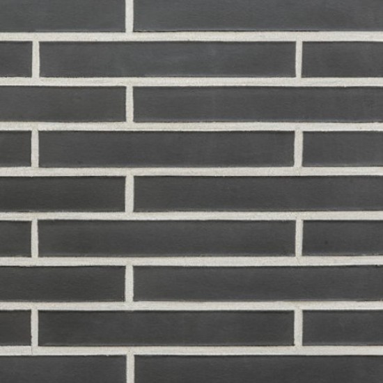 Portland PEXLDF Anthracite Smooth Facade Brick Slip - 365mm x 14mm x 52mm