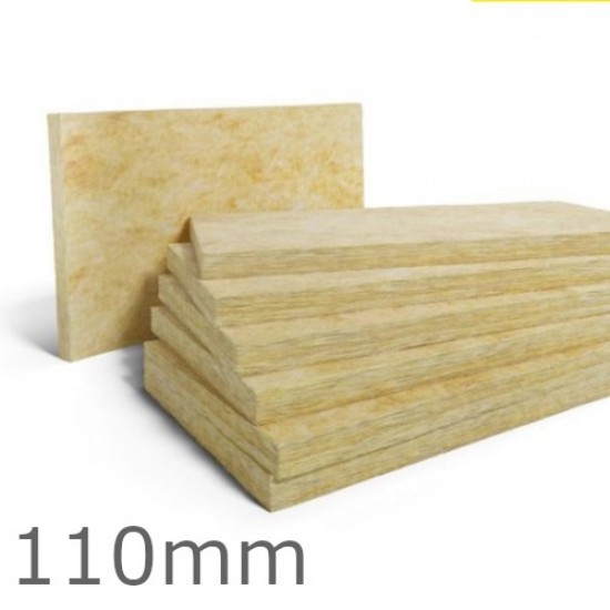 110mm Rockwool Dual Density Slab for Insulated Renders - 1200mm x 600mm (pack of 2)