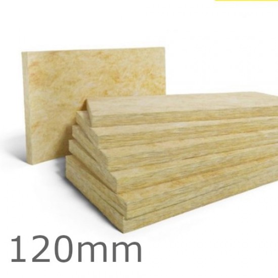 120mm Rockwool Dual Density Slab for Insulated Renders - 1200mm x 600mm (pack of 2)