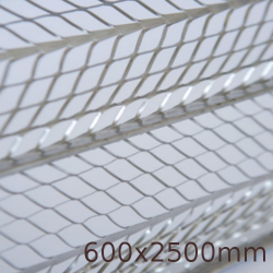 600mm x 2500mm Galvanised Steel Rib Lath Sheet