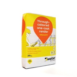 25Kg Weberpral M - Through Colour Moncouche Render - Various Colours