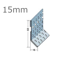 15mm Stainless Steel Full System Horizontal Joint Clip- length 2.5m (pack of 10).