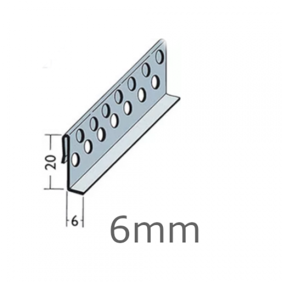 6mm Aluminium Base Track Clips (pack of 15). - 2.5m length