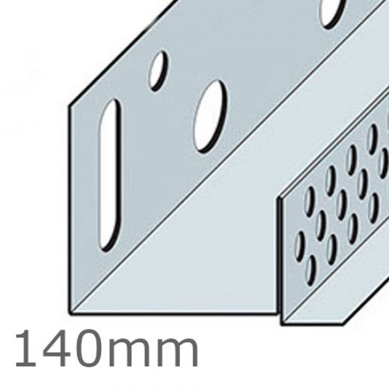 140mm Aluminium Brick Slip Base Profile - 2.5m length 140mm Aluminium Brick Slip Base Profile - 2.5m length