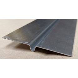 62mm x 6mm x 6mm Aluminium Mill Finish Bird Beak Facade Joint Profile -  length of 2.5m - pack of 20