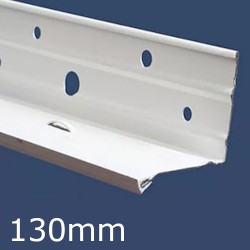 130mm Galvanised Steel System Base Bead - length 2.5m