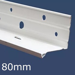 80mm Galvanised Steel System Base Bead - length 2.5m