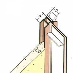 9mm PVC Window Frameseal Bead (pack of 50). Profile 3726