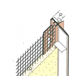 9mm Mesh Wing PVC Window Frameseal Bead (pack of 50). Profile 37909