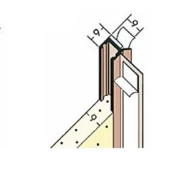9mm PVC Window Frameseal Bead (pack of 60). Profile 3712