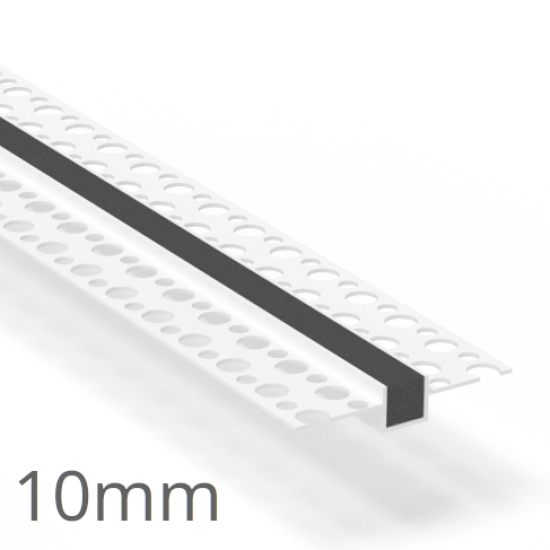 10mm PVC Rustication Profile - Render Groove Bead - 3m Length