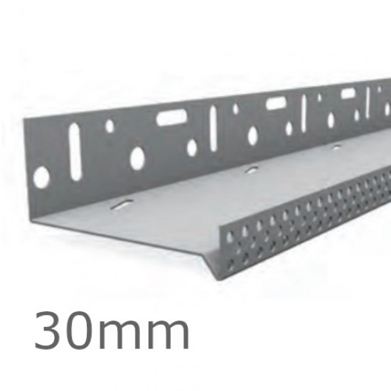 30mm Stainless Steel Base Track Profile - 2.5m length (pack of 10)