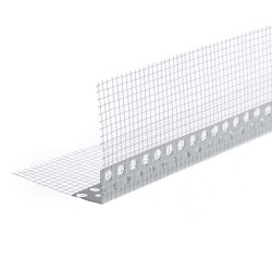 PVC Corner Bead With Mesh - 2.5m length